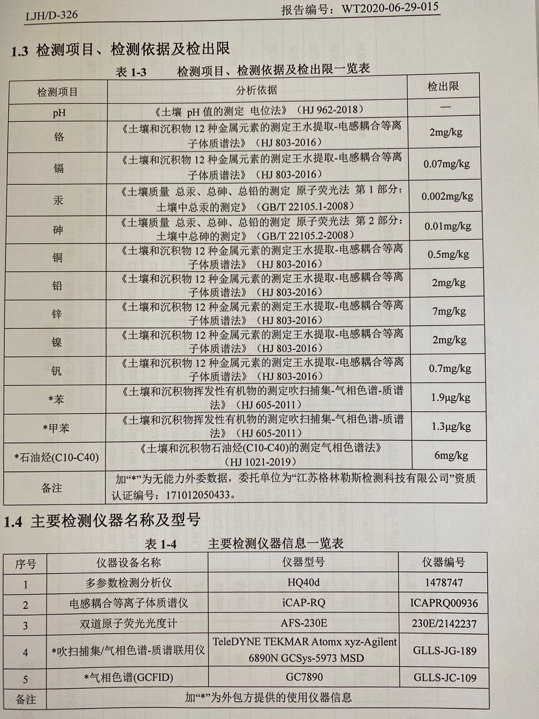 土壤及地下水檢測(cè)報(bào)告5
